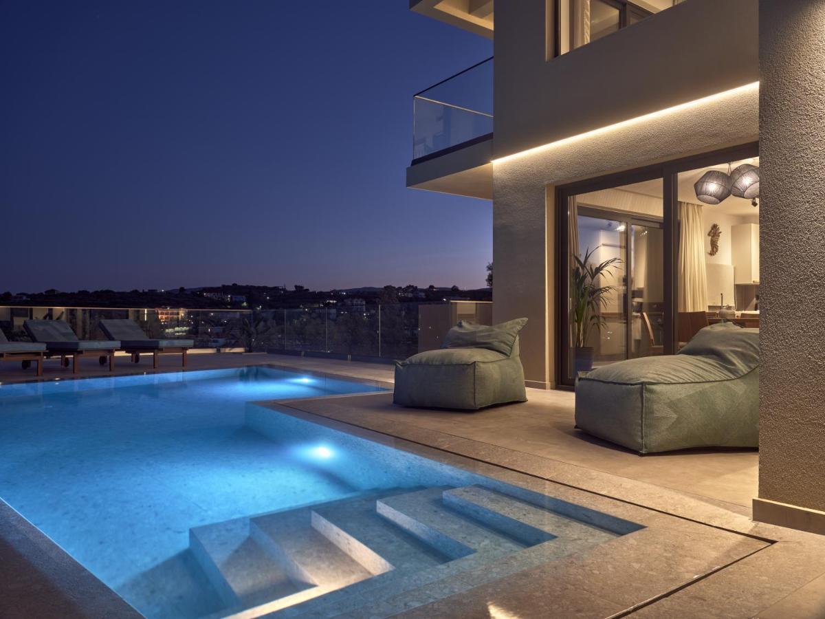 Uparati Villa - Hilltop Sea View Retreat Tsilivi  Ngoại thất bức ảnh