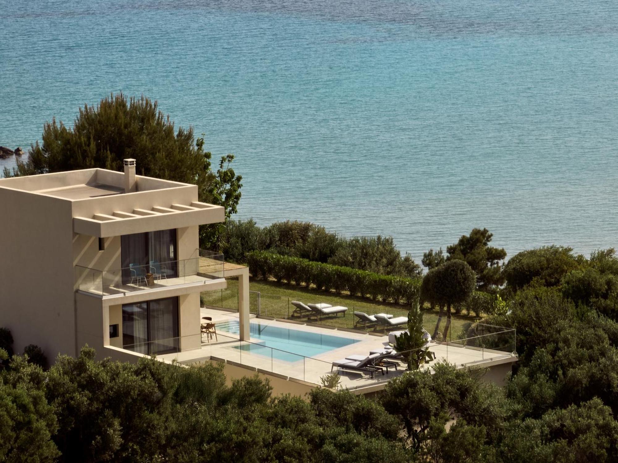 Uparati Villa - Hilltop Sea View Retreat Tsilivi  Ngoại thất bức ảnh