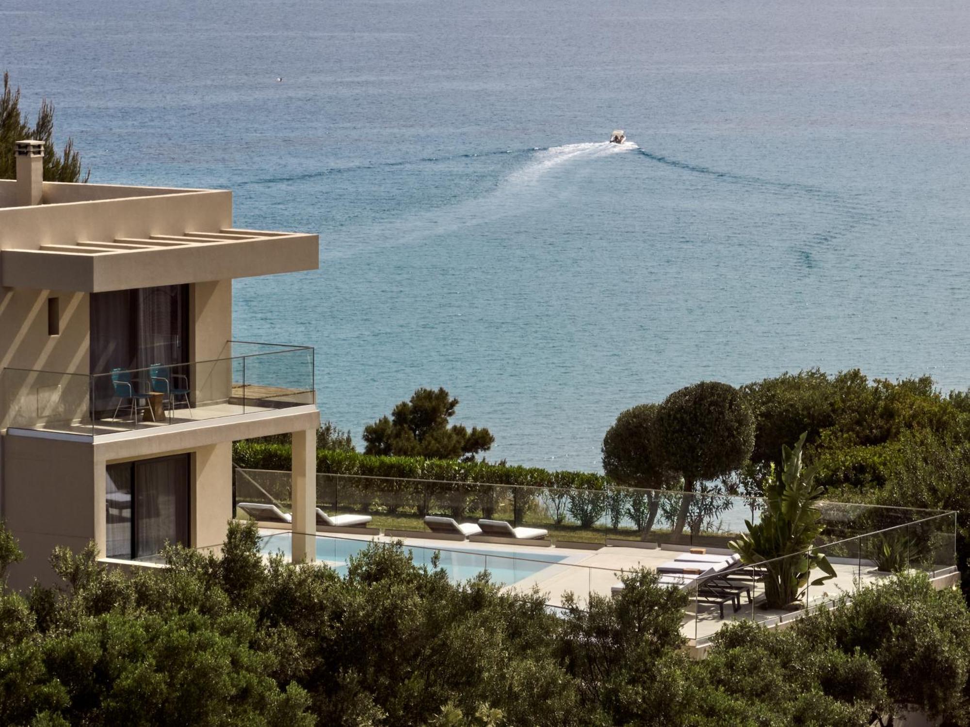 Uparati Villa - Hilltop Sea View Retreat Tsilivi  Ngoại thất bức ảnh