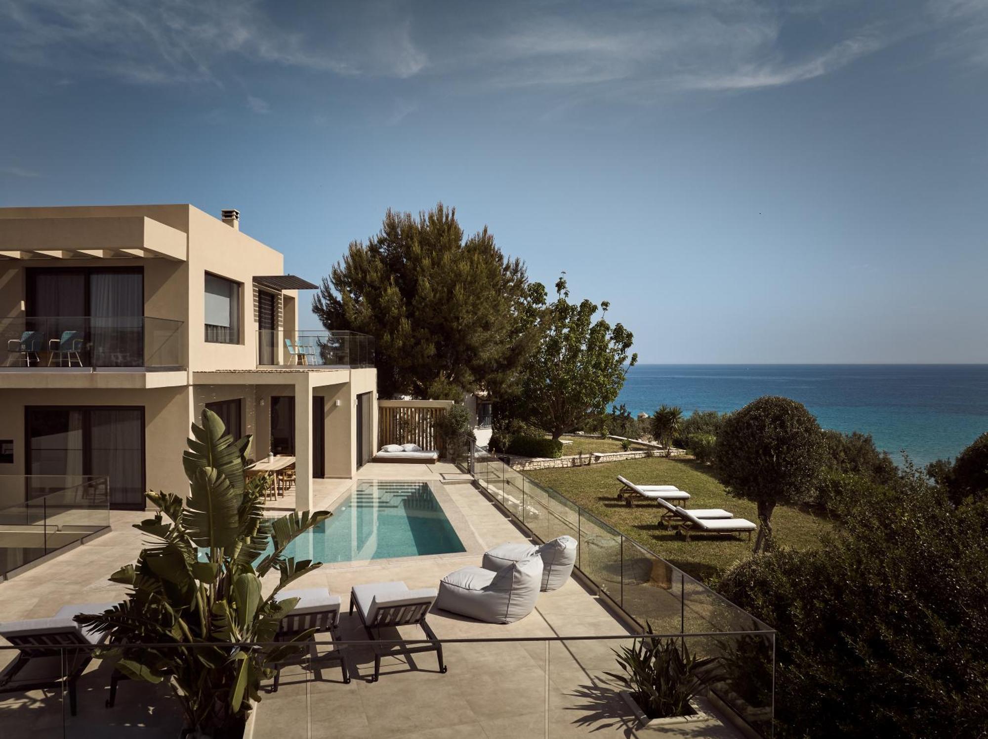 Uparati Villa - Hilltop Sea View Retreat Tsilivi  Ngoại thất bức ảnh